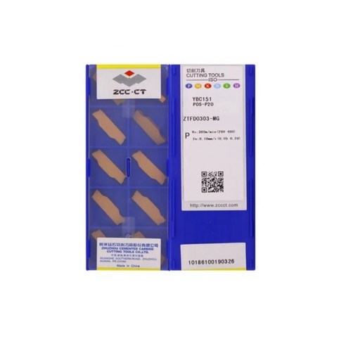 Lot De 10 Lames CNC Neuves ZCCCT ZTHD0504-MG YBG202 Pour Fraisage Et Usinage