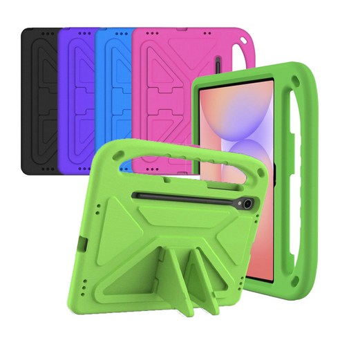 케이스나라 갤럭시탭 S10 Lite 라이트 / S10 FE / S9 FE / S9 / S8 / S7 호환 에바폼 케이스 보호 커버, 블루, 1개
