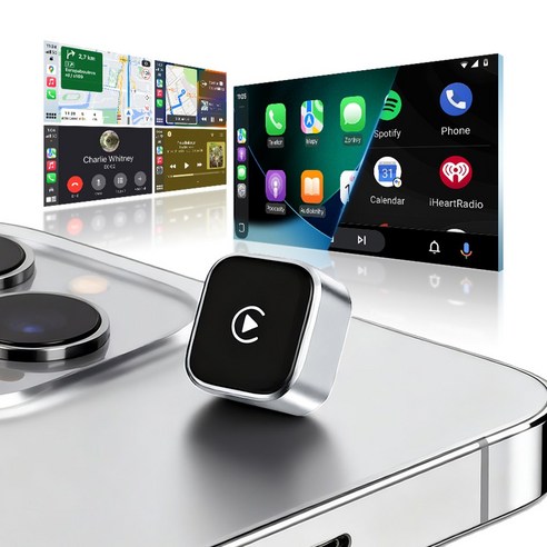 자동차 무선 스마트 카플레이 어댑터 안드로이드 오토 플러그 앤 플레이 2 in 1 이미지 2