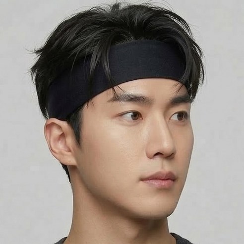블랙코어 스포츠 헤어밴드 땀흘림방지 초강력 땀흡수 쿨링 러닝 이미지 3