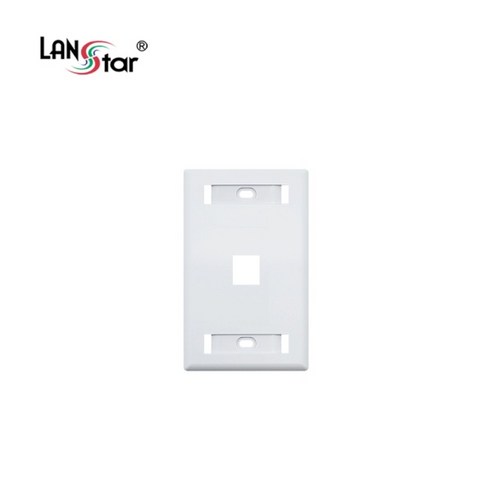 LANstar RJ45 랜포트 1구 월 플레이트 벽부착형 아울렛 LS-WP23-1PN - 랜/광통신 장비 | 쿠팡