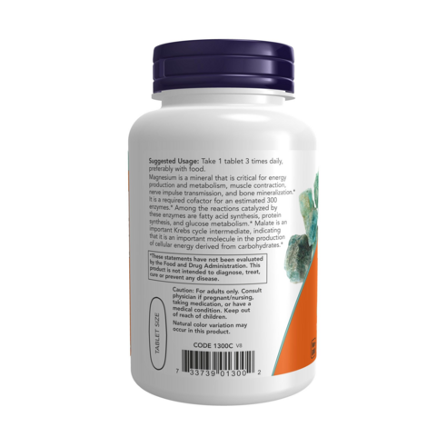 나우푸드 마그네슘 말레이트 1000mg 타블렛 180정, 1개 이미지 3
