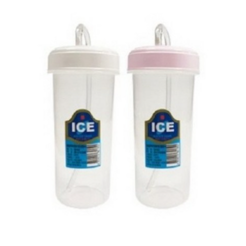 덕신화학 덕신 빨대컵 300ml 색상랜덤 1개