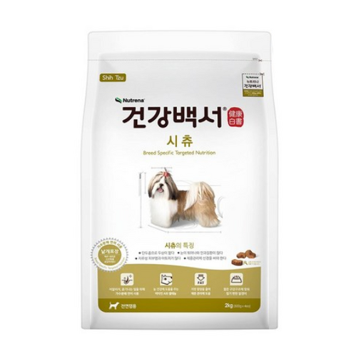 건강백서 전연령 생선 시츄 사료 - 기능성사료