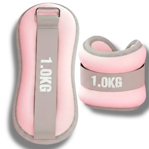 와일드윙 균형훈련 손목 발목 모래주머니, 핑크, 2kg