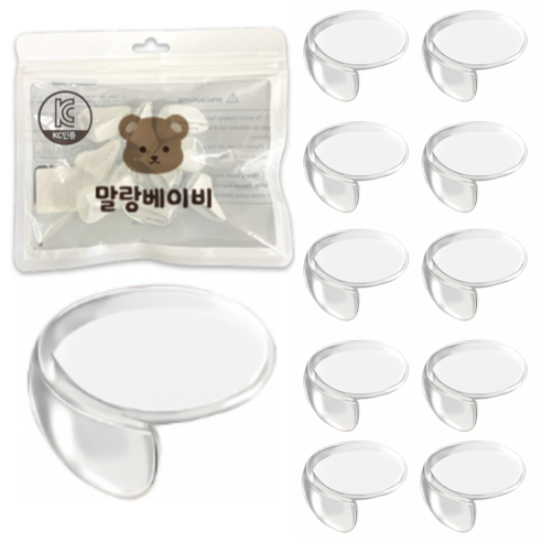 말랑베이비 프리미엄 모서리 보호대, 20개, 투명