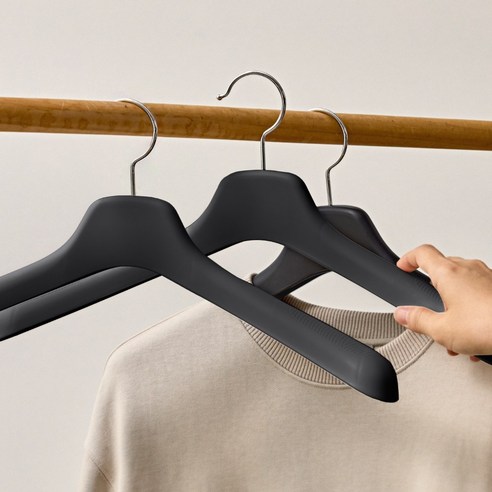 씨인크 남성 자켓용 옷걸이, 블랙, 25개