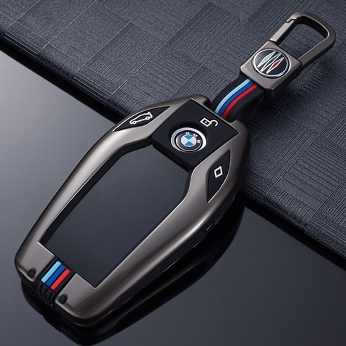 호환 BMW 키케이스 명품 새차 메탈케이스 스마트키커버 520d 320d 3 5 7 X시리즈, BMSS-03, 메탈블랙