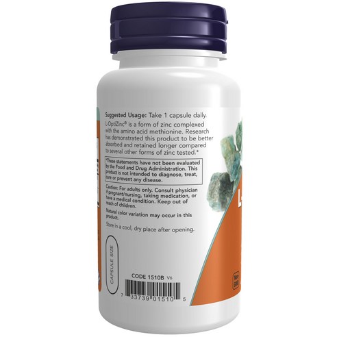 나우푸드 L-옵티징크 30mg 베지 캡슐 100정, 1개 실사용 후기 | 효과 있을까? - 상품 이미지 3