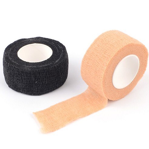 2.5cm 근육테이핑 헬스 농구 배구 손가락 어깨탄력붕대 블랙, 베이지, 1개