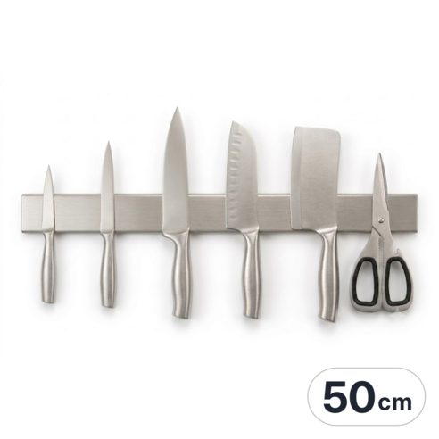 코코바움 스텐304 자석 칼걸이 50cm, 1개, 실버