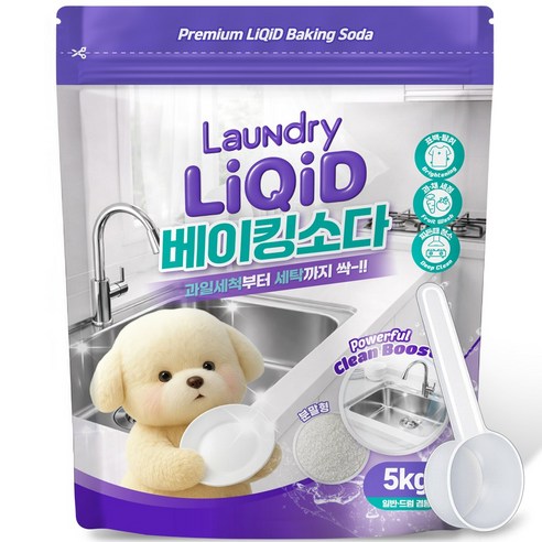 베이킹소다 리퀴드 5kg 대용량, 1개