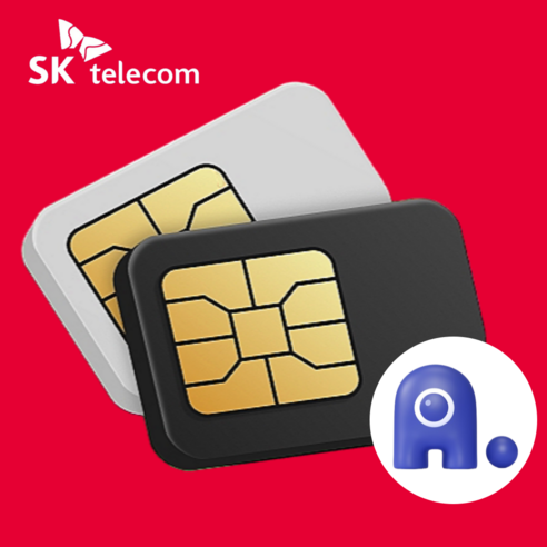 SK텔레콤 USIM 통신사이동 유심 비대면 카톡개통 자급제유심 SK유심 개봉기 | 실사용 후기 - 상품 이미지 1
