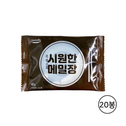 옛맛지기 메밀장 모밀 소바 소스 (소비기한 26년 7월10일까지), 40g, 20개