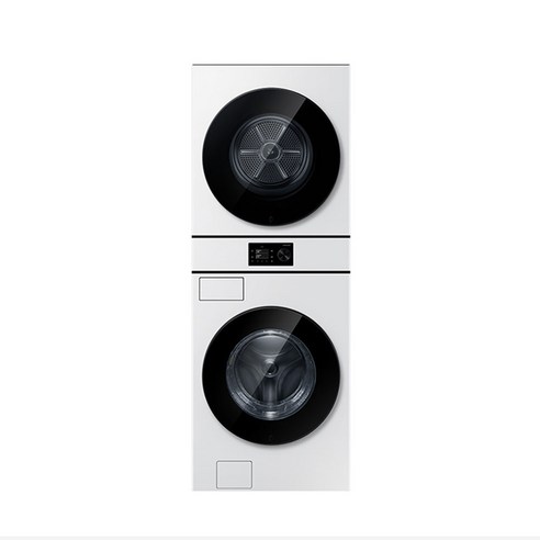 삼성전자 Bespoke AI 원바디 세탁기 WF80H24GBW + 건조기 DV80H20DBW 세트 24kg 20kg 방문설치, 화이트, WH80H2420GDHW