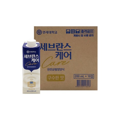 세브란스케어 구수한맛 완전균형 영양식, 200ml, 16개