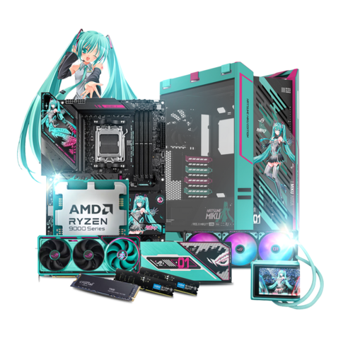 [LIZZ MIKU PC] ASUS ROG 하츠네미쿠 에디션 (9800X3D / RTX5080 / RAM 32GB / SSD ...