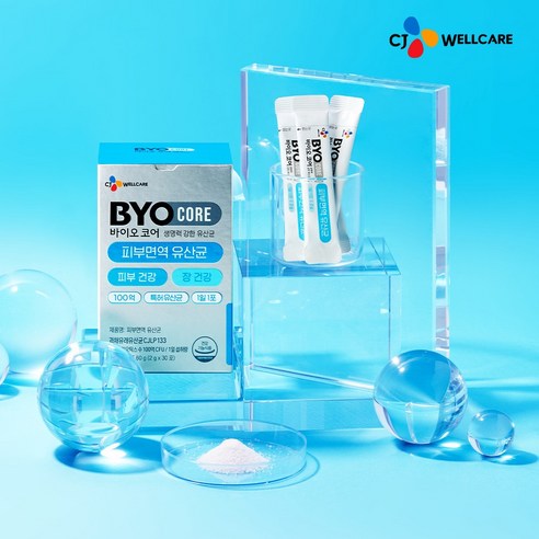 BYO 코어 피부면역 유산균 30p 60g, 1개 이미지 3