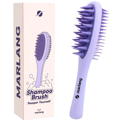 마를랑 양면 두피 마사지 샴푸 브러쉬