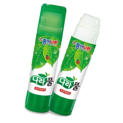 고체풀딱풀 종이나라 1600 나라풀 투명풀 딱풀 고체풀 접착제 갑(12개입) 35g - 딱풀 | 쿠팡