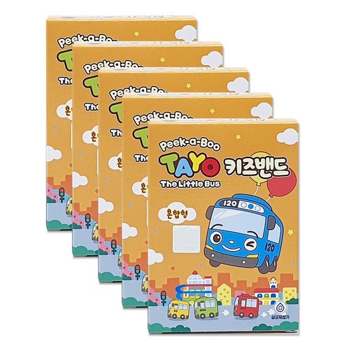 꼬마버스 타요 키즈밴드 혼합형 20매입 x20개 캐릭터, 16개입, 5개