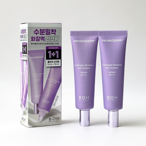 바이오힐보 프로바이오덤 콜라겐 에센스 선크림, 50ml, 2개
