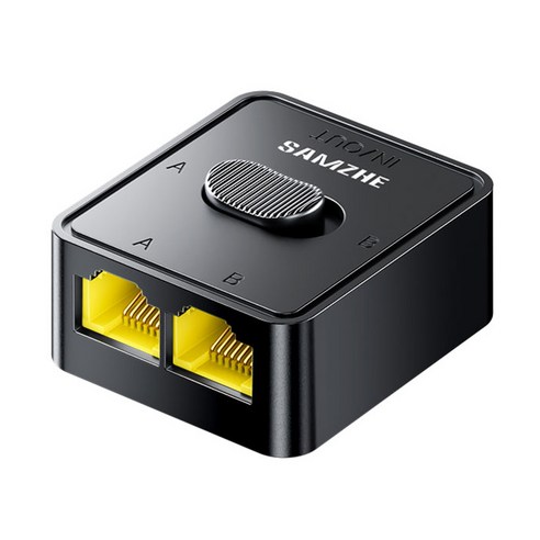 삼지 SAMZHE 2.5Gbps 1대2 양방향 기가 인터넷 랜 스위치 선택기, 1개, QHQ-01