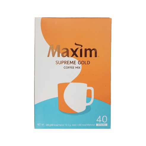 맥심 슈프림 골드 커피믹스, 13.5g, 40개입, 1개