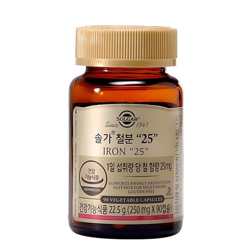 솔가 철분 25 90캡슐, 90정, 1개