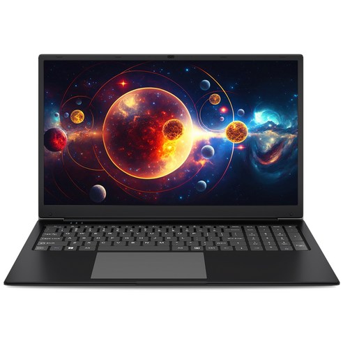 노트북 15.6인치 화면 대형 프로세서N5095 12GB RAM 512GB SSD 사무용 WIN11 home, 검은색, ESDYS1033
