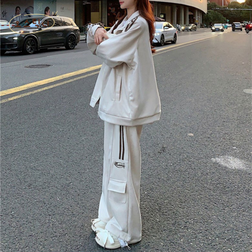 오스틱니 루즈핏 트레이닝복 세트: 봄/가을 스타일과 가성비를 모두 잡다!