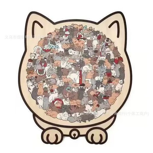 고양이 직소퍼즐 귀여운 냥냥이 고양이퍼즐, 모란디, 1세트, 135피스
