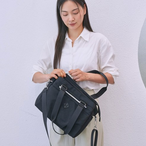 베일리선셋 여성 나일론 숄더 크로스백 데일리백 여행용 경량 생활방수