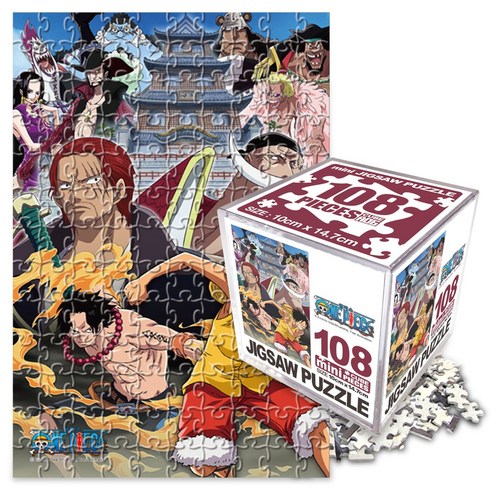 원피스 미니 큐브 직소 퍼즐 108조각, 드루와, 108피스, 1개