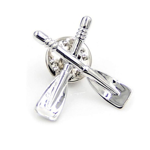 Crossed Oars Crew Pin - Rowing Paddle and Nautical Gift Lapel for ...