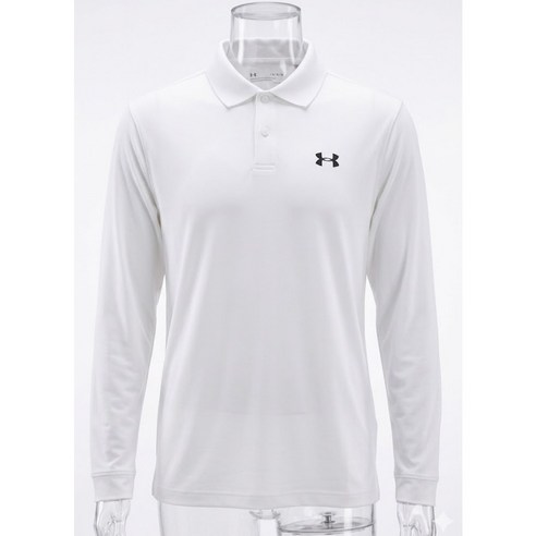 [언더아머_스포츠] 기능성 골프티셔츠 긴팔 남성 White 퍼포먼스 3.0 폴로 GOLF 셔츠 TM1379728