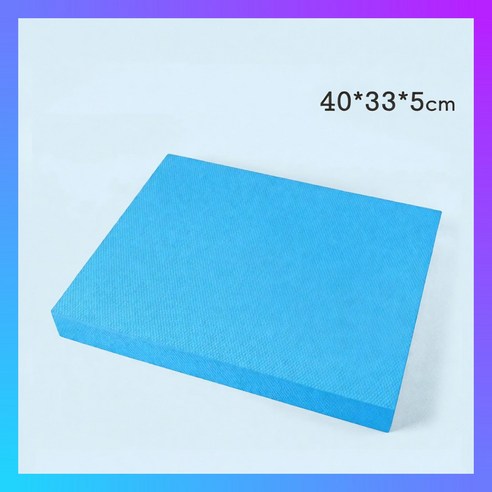 도크민 두툼5cm 운동 플랭크매트 팔꿈치보호대, 오션 블루