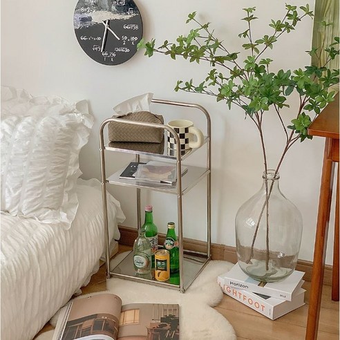 압도적인 가성비, 실용적인 디자인, 다재다능한 활용성을 갖춘 미니 모듈 협탁 사이드 테이블