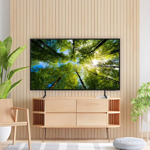 [무료설치/폐가전수거] 삼성전자 비즈니스TV UHD 4K 107cm ~ 189cm 1등급 43 50 55 65 75 인치, 스탠드형, 126 cm