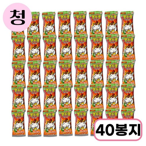 밭두렁 불닭볶음맛, 45g, 40개