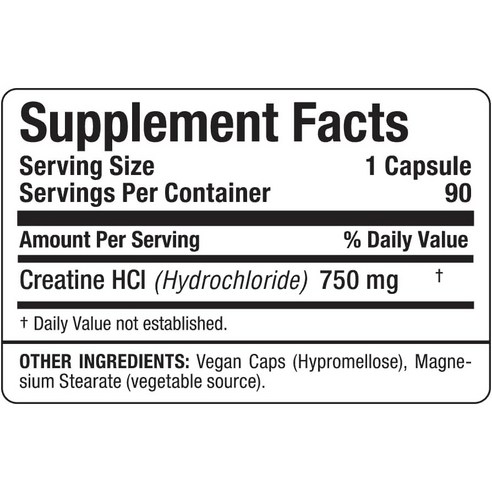 올맥스 크레아틴 HCL 750mg 비건 캡슐 맛있게 먹은 솔직 후기 - 상품 이미지 4