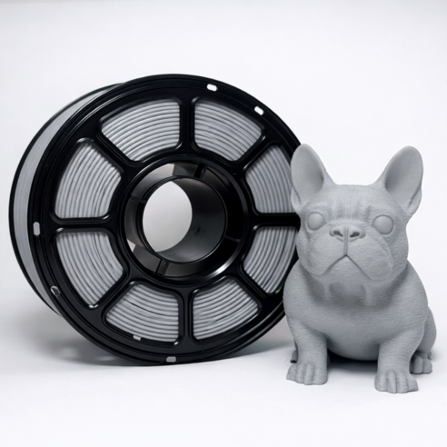 Lay1 고속 3D프린터용 PLA+ 필라멘트 기본색상 1.75mm 1kg 뱀부랩 전기종 호환, 그레이