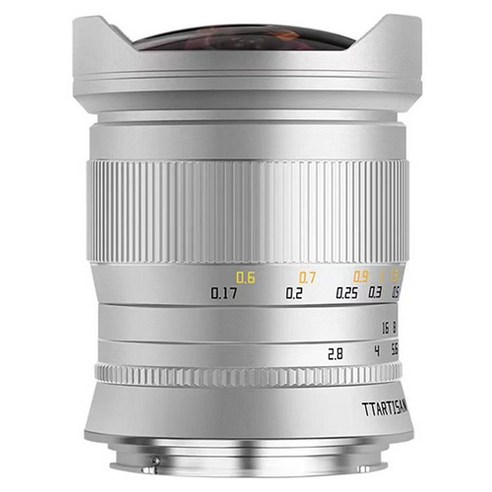 티티아티산 11mm F2.8 풀프레임 초광각 어안렌즈, 캐논 RF(실버)