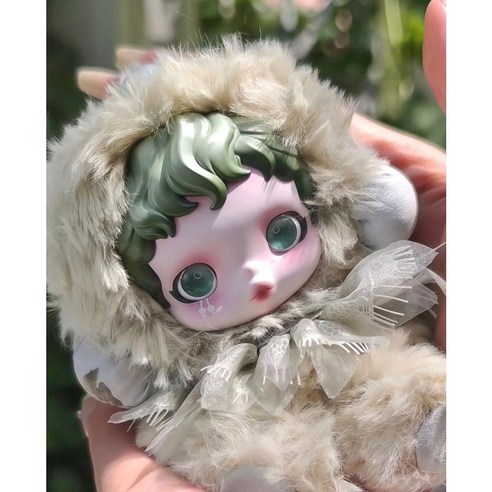 팝마트 스컬판다 빛의 정원 시리즈 인형 키링 상세페이지 확인 하였습니다., 꽃 (Blossom), 1개, 1cm