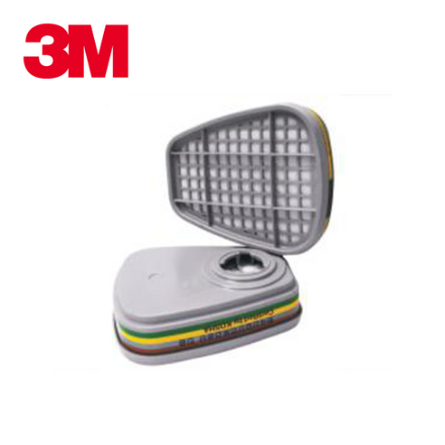 3m 6006k 방독정화통 쓰리엠 마스크필터, 2개, 1쌍