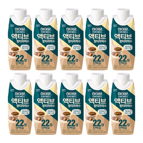 하이뮨 프로틴 밸런스 액티브 22g 밤티라미수 ZERO 250ml, 10... 솔직 후기 | 실사용자 리뷰 분석 - 상품 이미지 1
