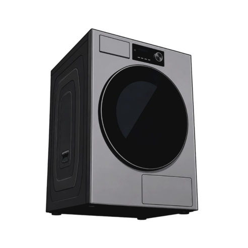 Bespoke AI 건조기 22kg (71.1mm LCD+다이얼), 다크스틸, DV80H22CDS