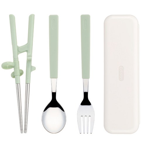 에디슨 2단계 스텐 젓가락 스푼 포크 케이스 세트 솔직 후기 | 실사용자 리뷰 분석 - 상품 이미지 1