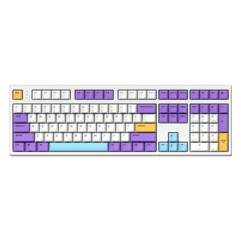 한성컴퓨터 8K 딥블루 뽀송 38g 유선 기계식 키보드, 블루베리 스무디, GK787SE