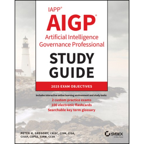 (영문도서)Iapp Aigp Artificial Intelligence Governance Professional Study Guide Paperback, Sybex, English, 9781394363940